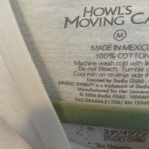 Howl’s Moving Castle Ghibli I’m A Scary Fire Demon Shirt NWOT Medium - Picture 10 of 13